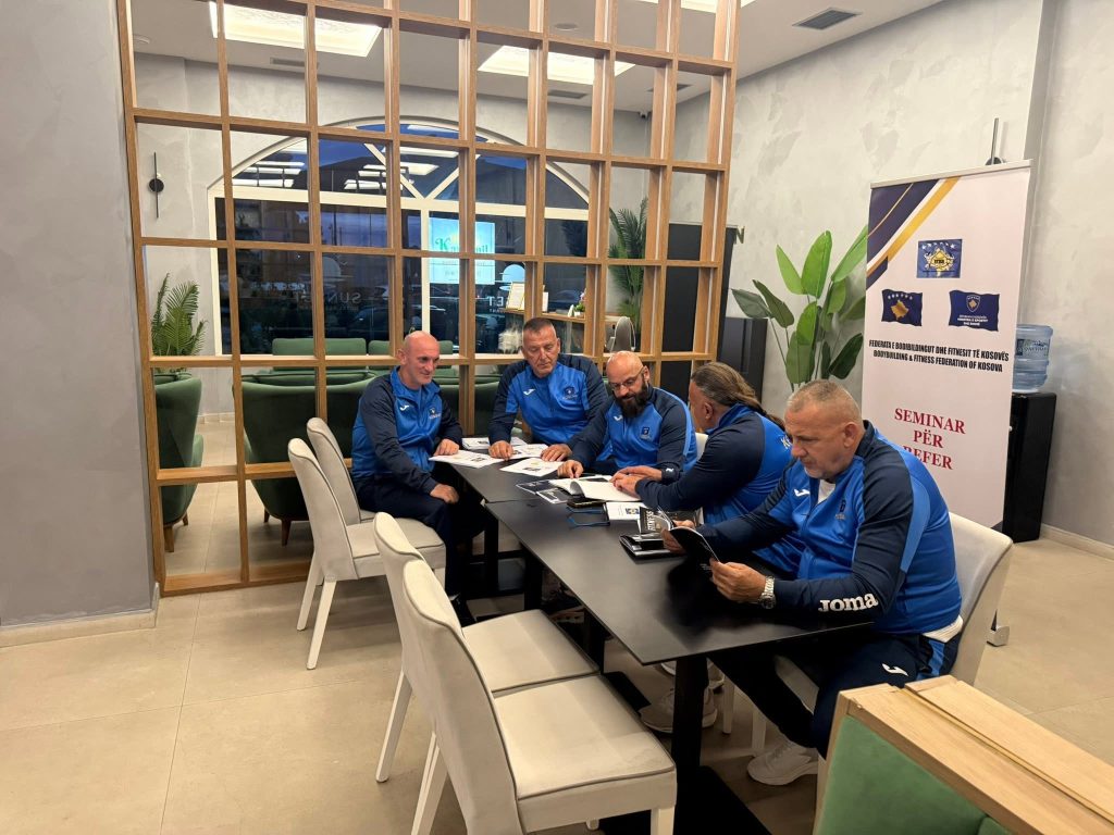 Pjesëmarrësit e seminarit për referë, pamje anësore e sallës.