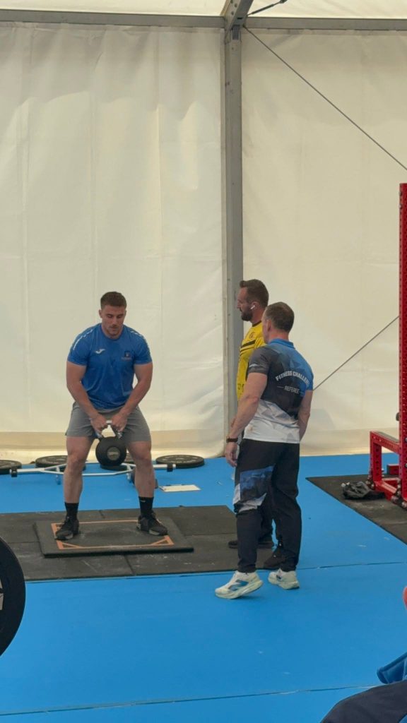 Takmičar Kosova u disciplini sa girjom u Fitness Challenge, Evropsko prvenstvo 2026.