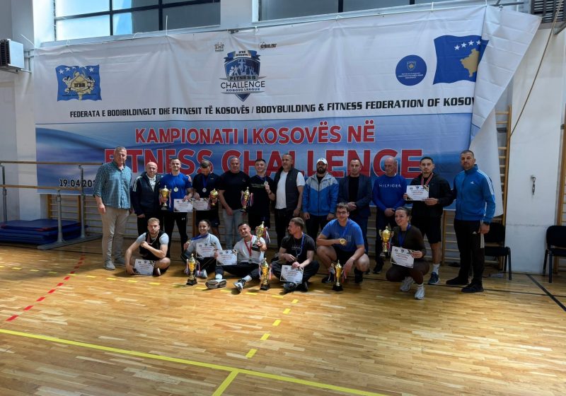 Završeno Prvenstvo Kosova u takmičenju „Fitness Challenge”